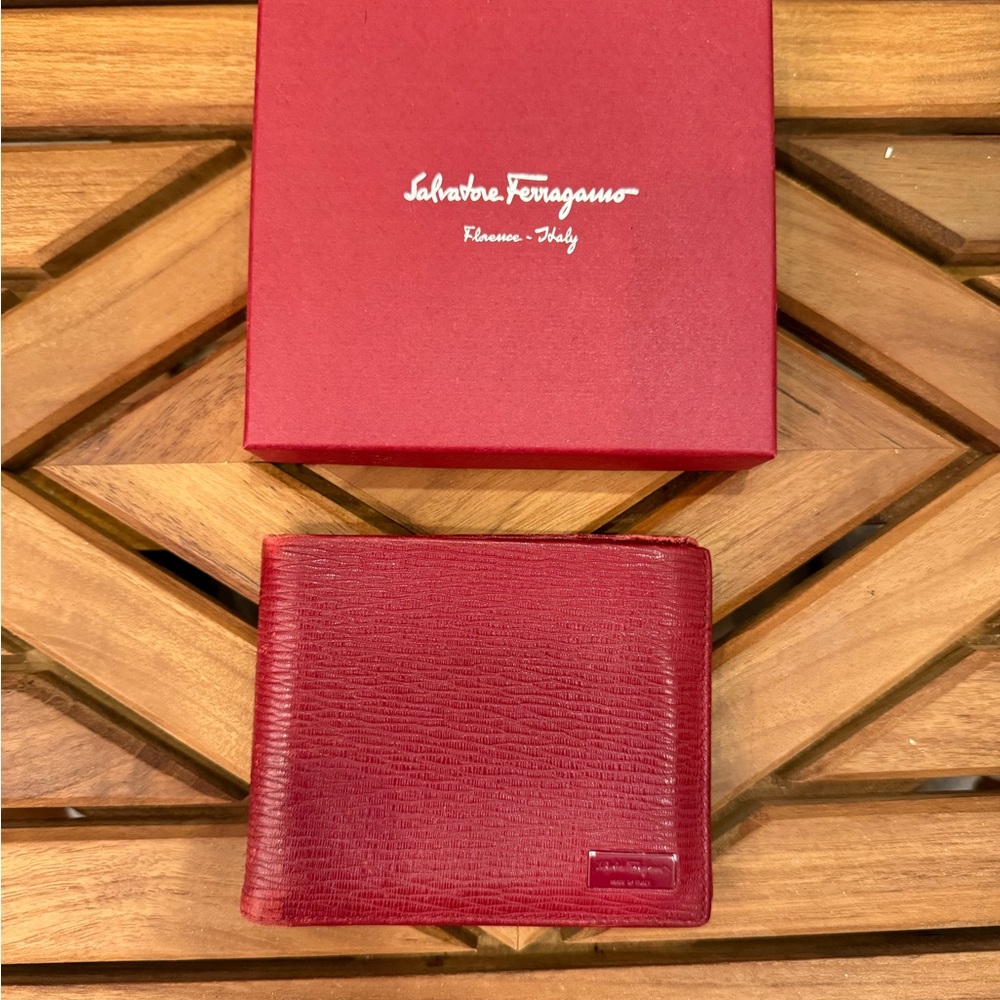 Salvatore Ferragamo Red (Rosso) wallet